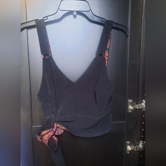 Free People Bandana Tie Crop Top - Picture 3 of 6